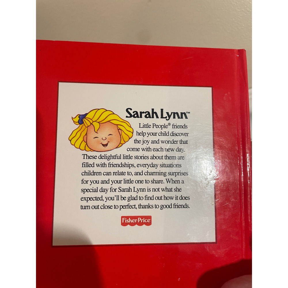 Fisher-Price Little People Board Book Set Sarah Lynn Eddie Big Race 2 Books - Picture 4 of 5
